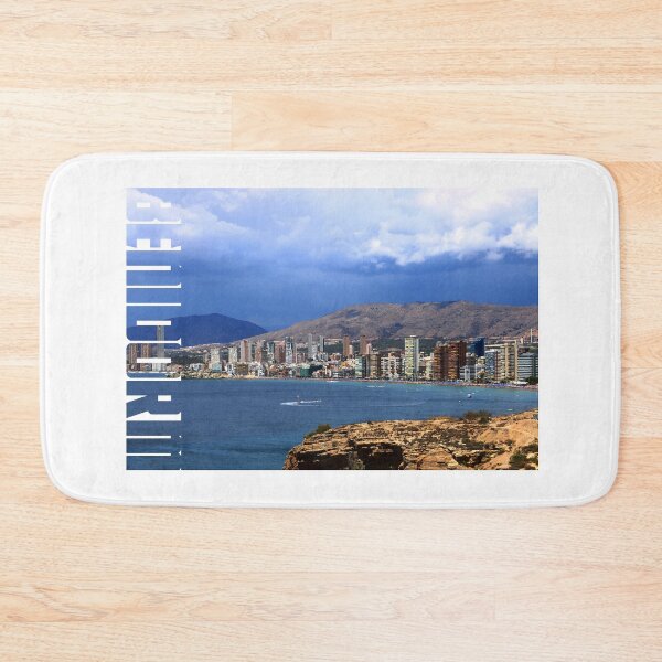 Item preview, Benidorm with cut-out wording designed and sold by qlobba.