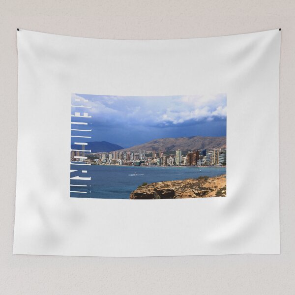 Item preview, Benidorm with cut-out wording designed and sold by qlobba.