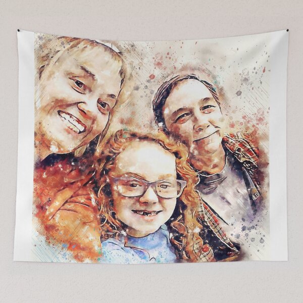 Item preview, custom portrait  designed and sold by Nora Gad.