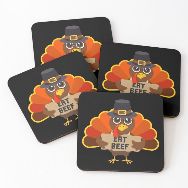 Item preview, Pilgrim Hat Thanksgiving Turkey Eat Beef Shirt Boys Kids Men Pilgrim Day Tshirt T-Shirt designed and sold by lxmag.