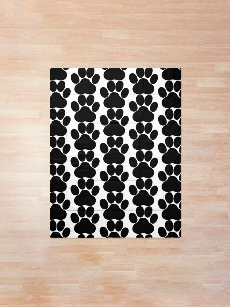 Paw Print For Pet Lover Comforter By Rbent Redbubble