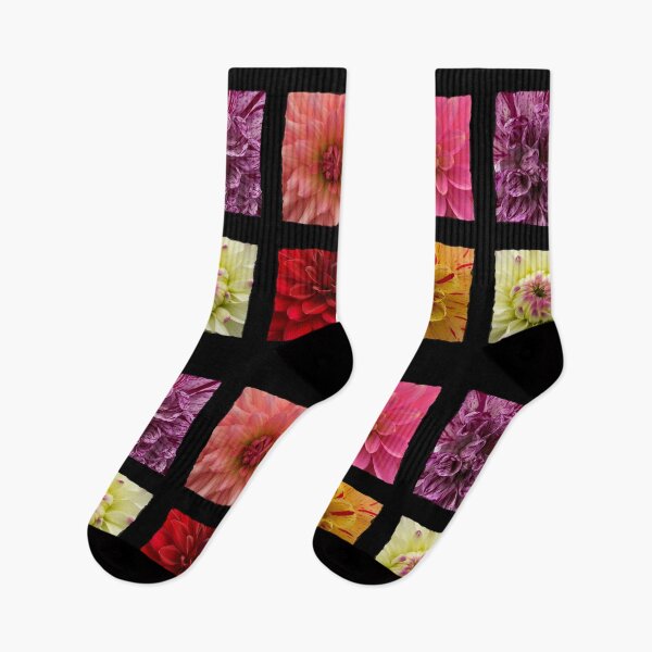 Item preview, Dahlias designed and sold by HazyAppleArt.