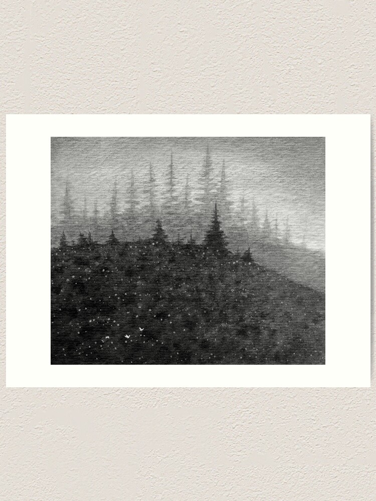 Alternate view of Moths At Twilight Art Print