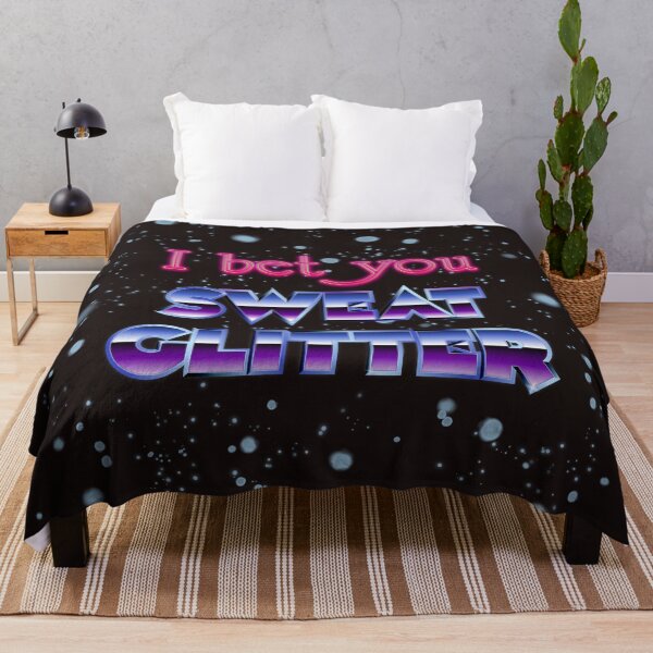 Item preview, I bet You Sweat Glitter Retro 80s Type Design designed and sold by danielliamgill.