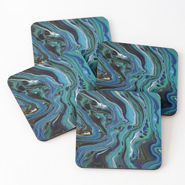 Item preview, My worlds above - an abstract fluid art by Sharon Perry designed and sold by sharonperryart.