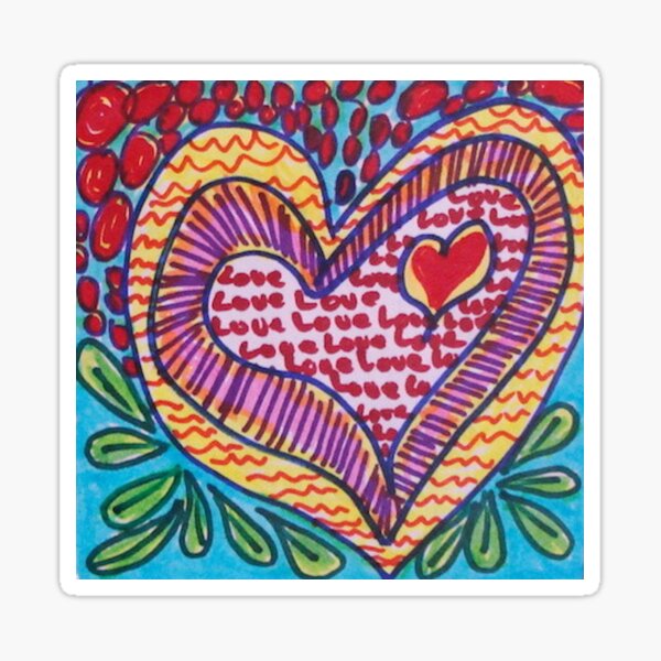 Zen Heart Sticker