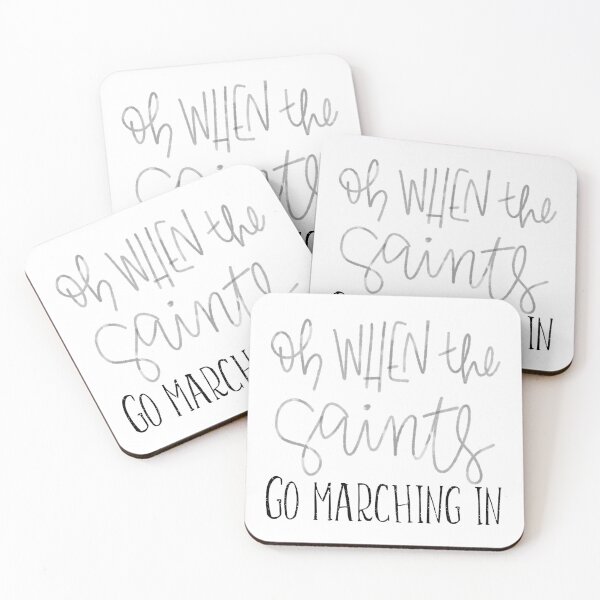 Item preview, Oh When The Saints Go Marching In- Who Dat designed and sold by juliascafidi.