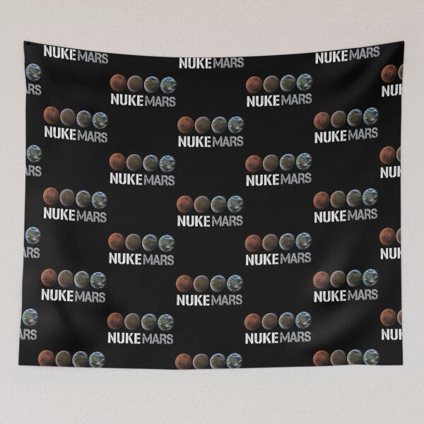 Item preview, Nuke Mars - Elon Musk SpaceX Project Gift ideas For Lovers designed and sold by ASClothDesign.