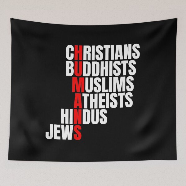 Item preview, Christianity Muslim Hindu Buddhist man gift designed and sold by Weilichesmag.