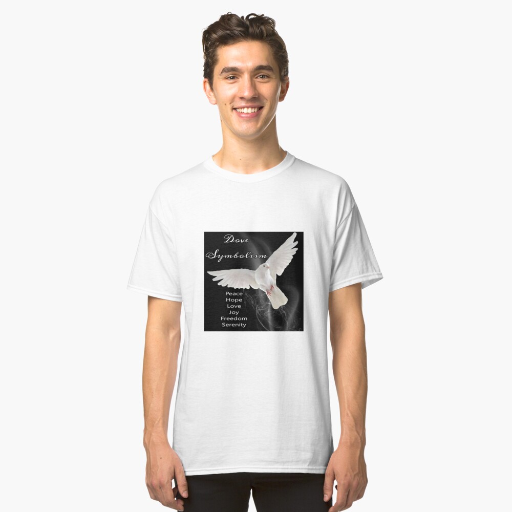 Dove Symbolism Totem Spirit Guide Classic T-Shirt