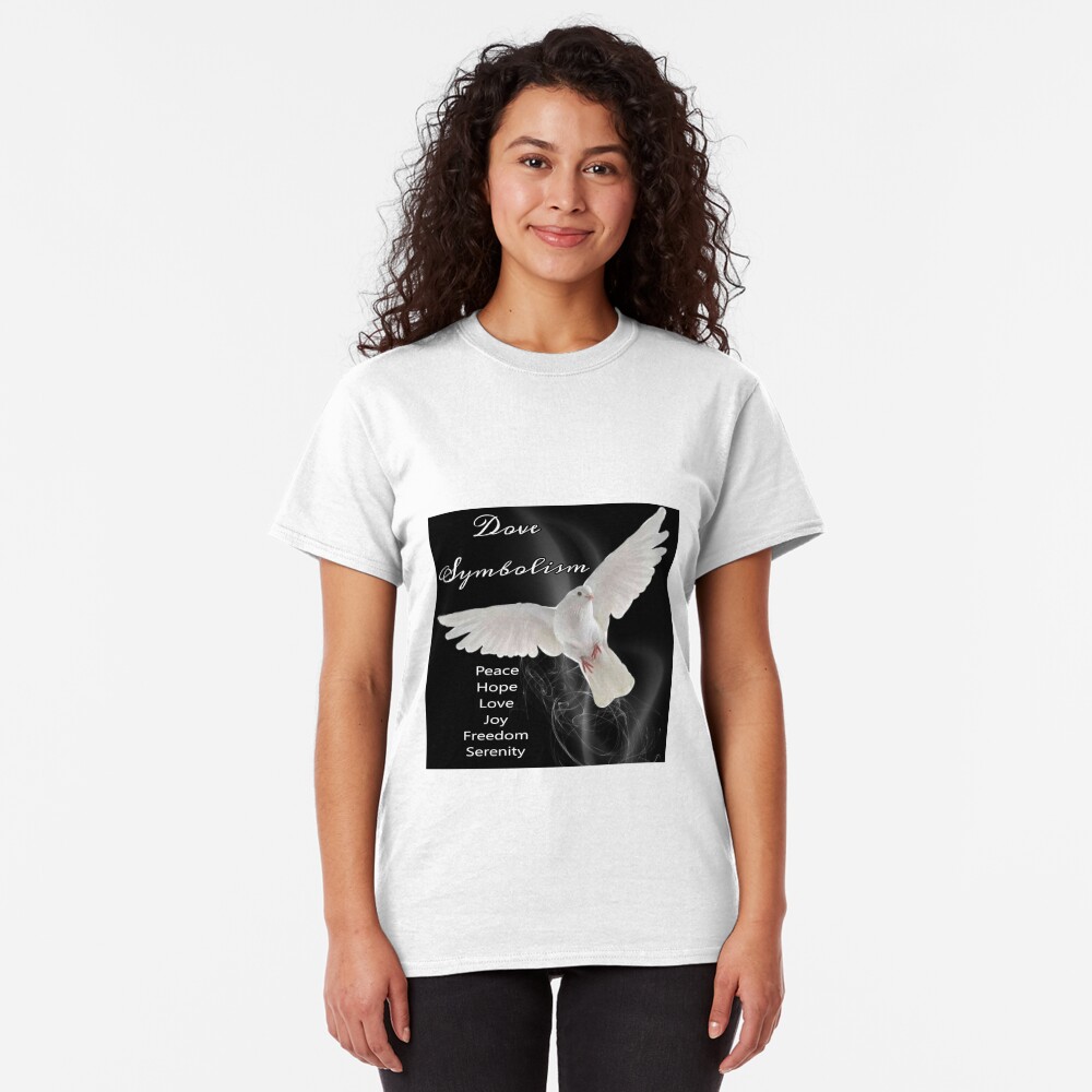 Dove Symbolism Totem Spirit Guide Classic T-Shirt