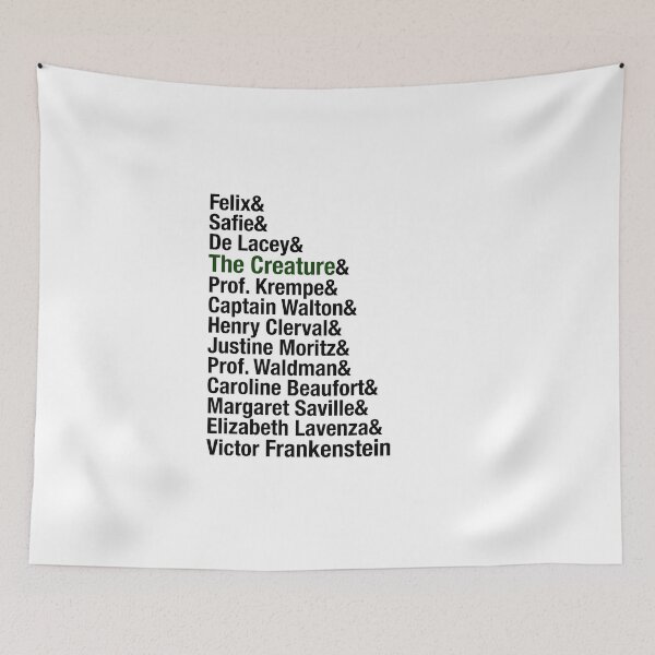 Item preview, Frankenstein Characters Helvetica List designed and sold by azule1.