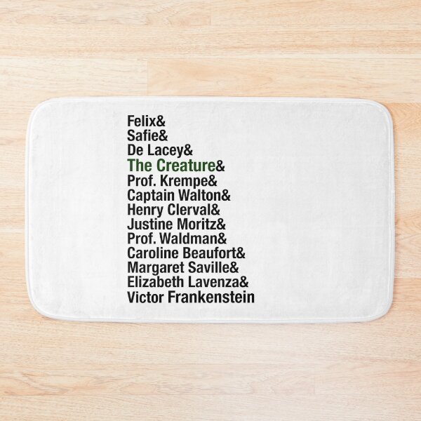 Item preview, Frankenstein Characters Helvetica List designed and sold by azule1.