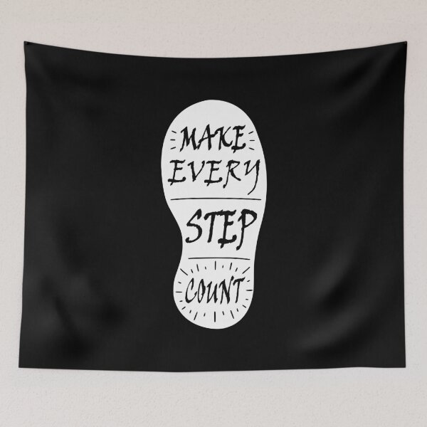 Item preview, make every step count designed and sold by TShirtsByMs.