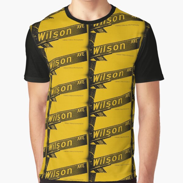 Wilson Avenue F8C200 Black Pasadena CA by MWP Graphic T-Shirt