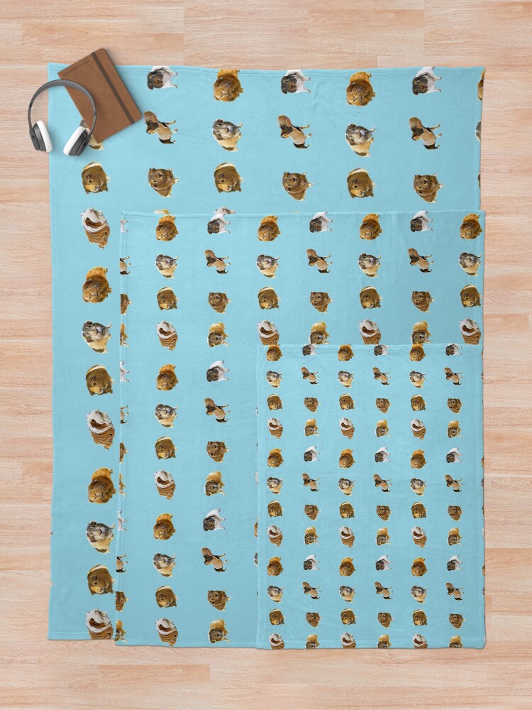 "guinea pig print" Throw Blanket for Sale by Hezzyuk Redbubble