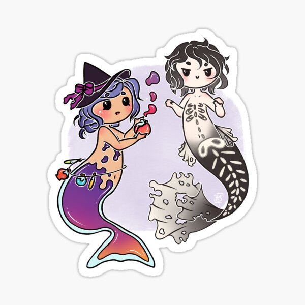 Item preview, Halloween Mermaids designed and sold by heysoleilart.
