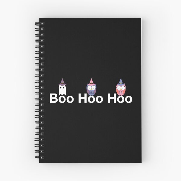 Item preview, Boo Hoo Hoo - Letras blancas designed and sold by CoralFoxDesigns.