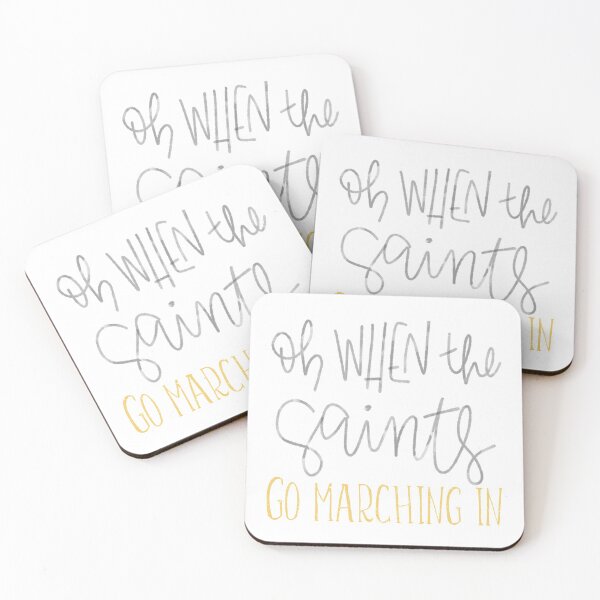 Item preview, Oh When The Saints Go Marching In- Who Dat designed and sold by juliascafidi.