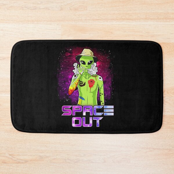 Item preview, Space Out Hipster Alien Smoking & Spacing Out UFO designed and sold by perfectpresents.