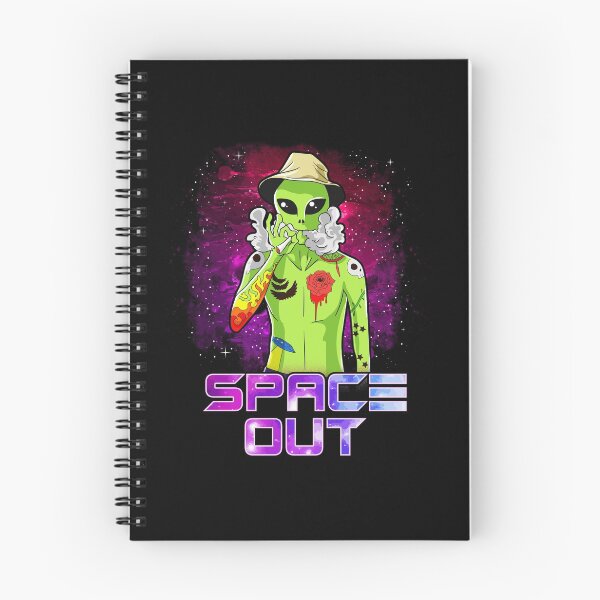 Item preview, Space Out Hipster Alien Smoking & Spacing Out UFO designed and sold by perfectpresents.