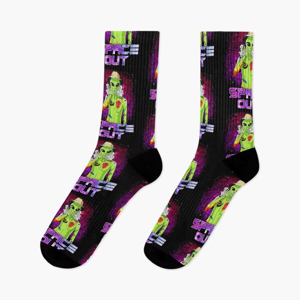 Item preview, Space Out Hipster Alien Smoking & Spacing Out UFO designed and sold by perfectpresents.