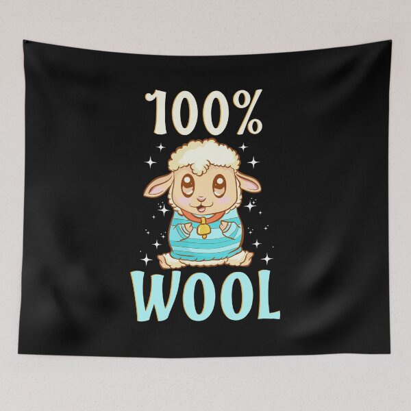 Item preview, Cute & Funny 100% Wool Sheeps Are 100 Percent Wool designed and sold by perfectpresents.