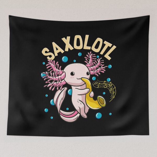 Item preview, Cute & Funny Saxolotl Adorable Axolotl Playing Sax designed and sold by perfectpresents.