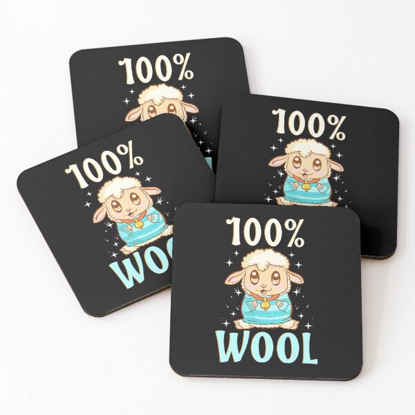 Item preview, Cute & Funny 100% Wool Sheeps Are 100 Percent Wool designed and sold by perfectpresents.