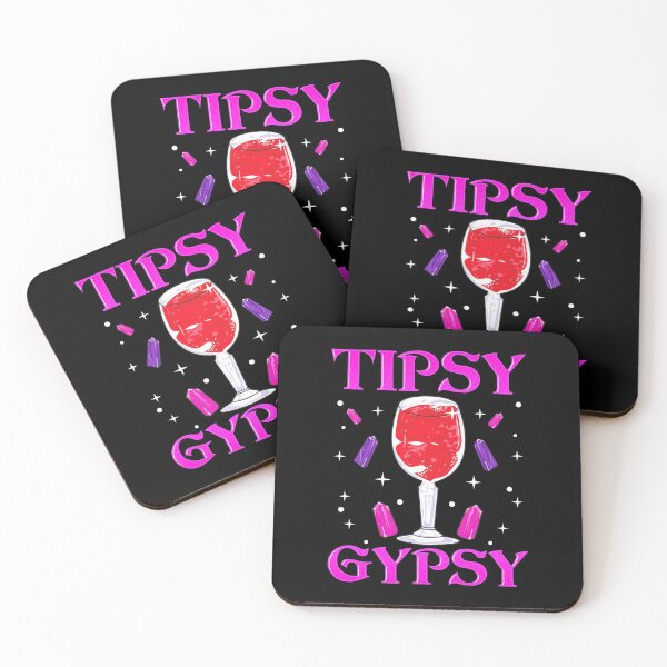 Item preview, Cute Tipsy Gypsy Funny Halloween Drinking Wine designed and sold by perfectpresents.