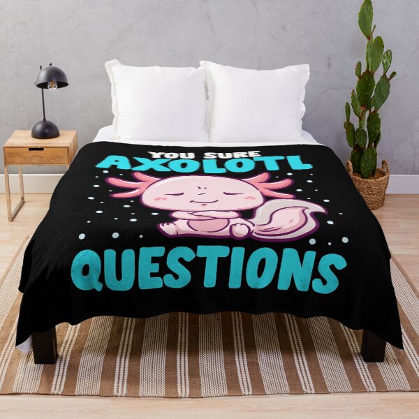 Item preview, Cute & Funny You Sure Axolotl Questions Fish Pun designed and sold by perfectpresents.