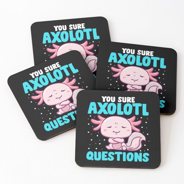 Item preview, Cute & Funny You Sure Axolotl Questions Fish Pun designed and sold by perfectpresents.