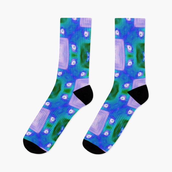 Item preview, Mosaic of the Eyes, 2019 Halloween Collection, Purple and Green Abstract Pattern, by Bennydoscope designed and sold by Bennydoscope.