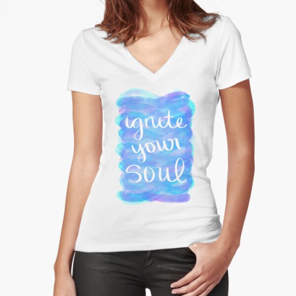 Fitted V-Neck T-Shirt