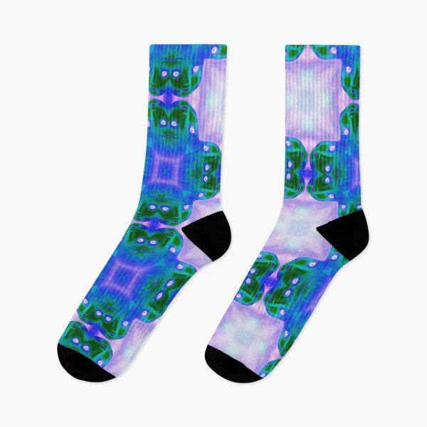 Item preview, Mosaic dolls, Halloween Collection 2019, purple and green abstract pattern, by Bennydoscope designed and sold by Bennydoscope.