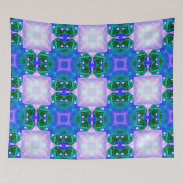 Item preview, Mosaic dolls, Halloween Collection 2019, purple and green abstract pattern, by Bennydoscope designed and sold by Bennydoscope.