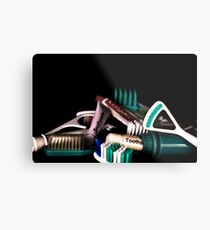 Brush Metal Print