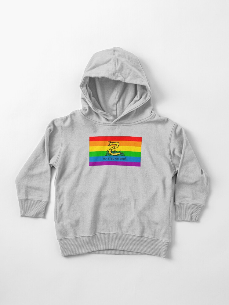 LGBT Freedom Rainbow Dont Tread on Me Hoodie Sweatshirt