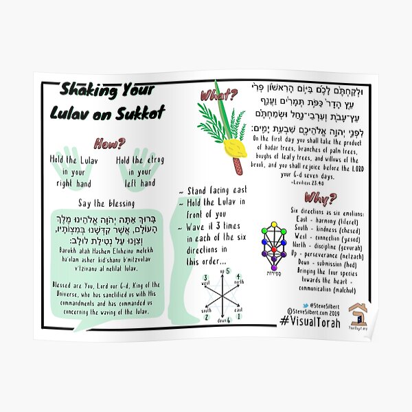 How to Shake Your Lulav Poster
