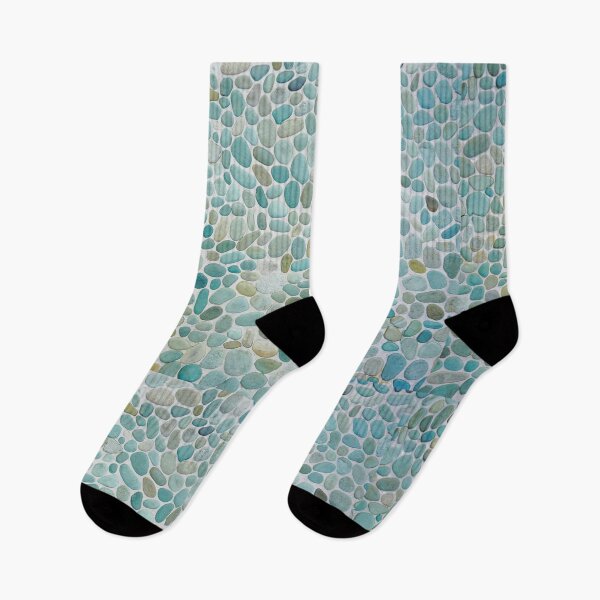 Item preview, Aqua Blue Coastal Nautical Summer Pattern  designed and sold by newburyboutique.