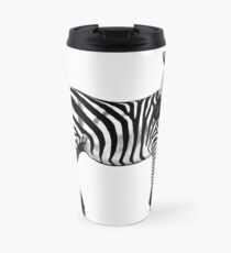 Inky Zebra Travel Mug