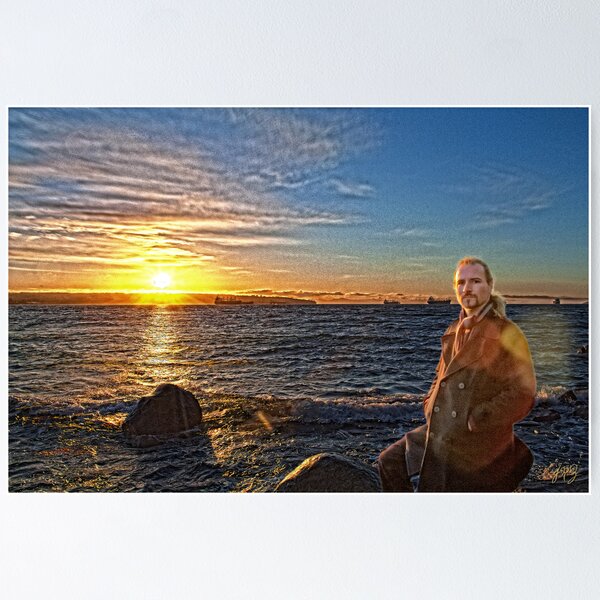 Item preview, Winter Sunset #2 (portrait) designed and sold by MasterJames.