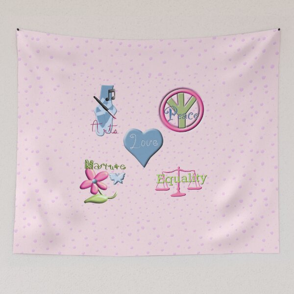 Item preview, Love, etc in pink designed and sold by MelanieNad.