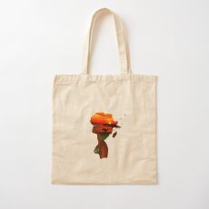 African Sunset Cotton Tote Bag