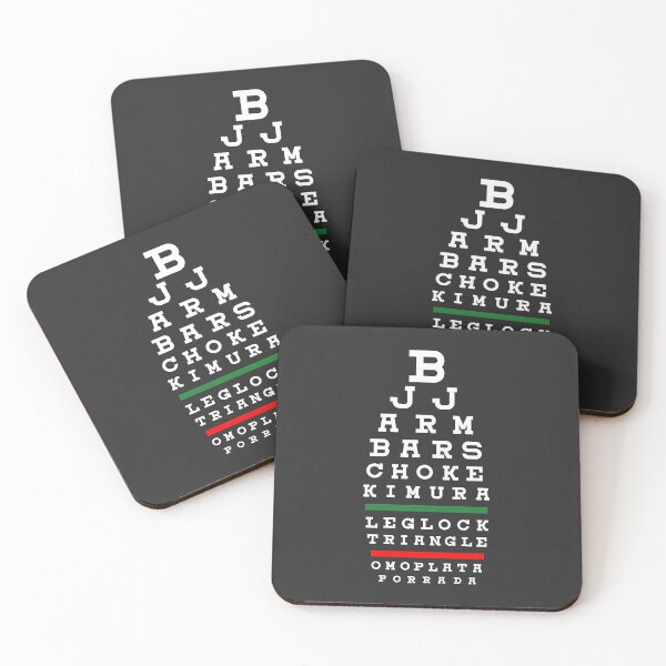 Item preview, Brazilian Jiu-Jitsu Moves Eye Chart BJJ designed and sold by CreaTeePH.