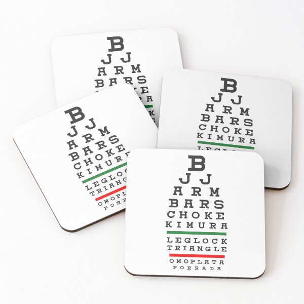 Item preview, Brazilian Jiu-Jitsu Moves Eye Chart BJJ designed and sold by CreaTeePH.