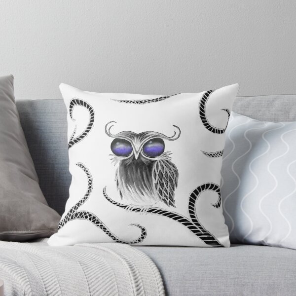 Item preview, Owl let you hang around (white) designed and sold by emilymartian.