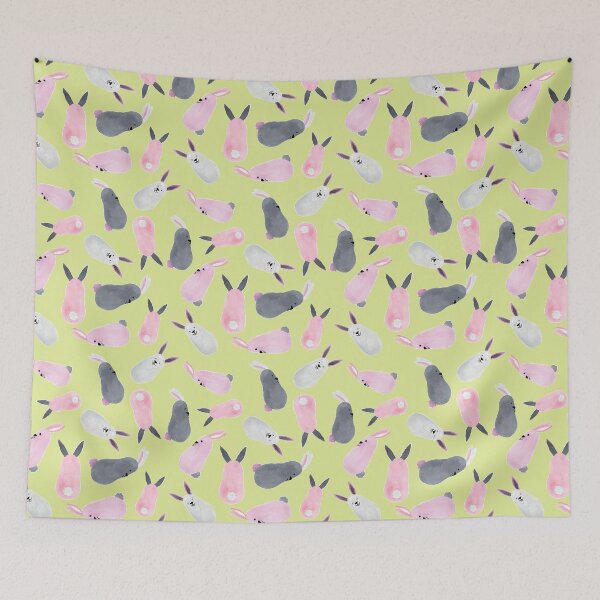 Item preview, Bunnies in the Field designed and sold by Zab Butler Design.