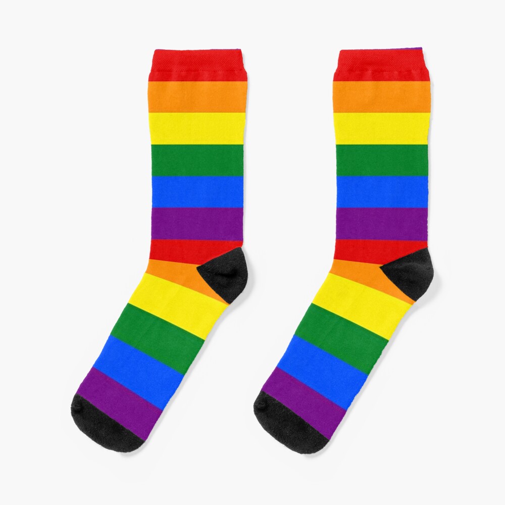 Gay Pride Rainbow Flag Socks for Sale by ThatGirlTheyKno