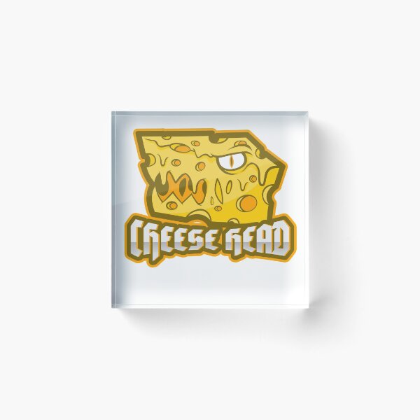 Item preview, Funny Foam Cheese Head | Wisconsin Angry Cheese Wedge designed and sold by JakesRWild.